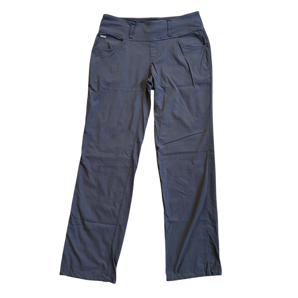 Lole Outdoor Pants Womens 8 Gray Excellent Stretch Hiking Travel Straight Leg